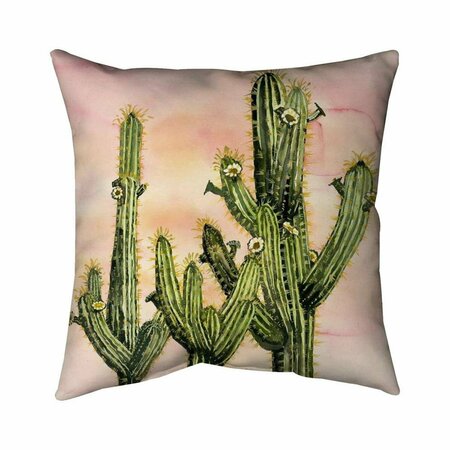 FONDO 20 x 20 in. Weberocereus Cactus-Double Sided Print Indoor Pillow FO2773800